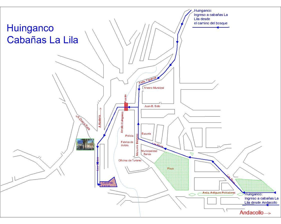 Cabanas La Lila Huinganco Esterno foto